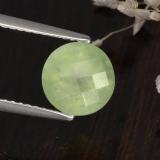 2 carat Green Round Checkerboard Prehnite 8 mm