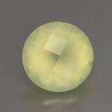 8 mm Round Checkerboard Prehnite 2ct