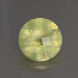 8 mm Prehnite 2ct Round Checkerboard in Green