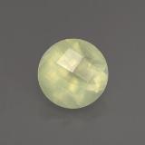 2 carat Green Round Checkerboard Prehnite 8 mm