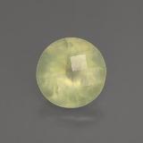 8mm Round Checkerboard Prehnite 2ct