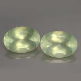 12 ct Transparent/Translucent Oval Facet Prehnite 14x10mm