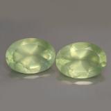 11 carat Green Oval Facet Prehnite 14mmx10mm