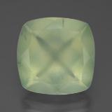 7 ct Transparent/Translucent Cushion Cut Prehnite 12mm x 12mm
