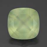 12mmx12mm Cushion Cut Prehnite 6ct