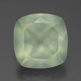 6 ct Transparent/Translucent Cushion Cut Prehnite 12mm x 12