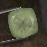 12mmx12mm Cushion Cut Prehnite 7ct