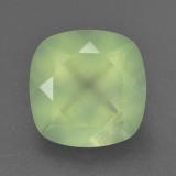 12mmx12mm Cushion Cut Prehnite 6ct