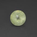 8 mm Prehnite 1.5ct Round Checkerboard in Green