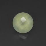 2 ct Transparent/Translucent Round Checkerboard Prehnite 8mm
