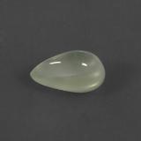 13x8.5mm Pear Cabochon Prehnite 5ct