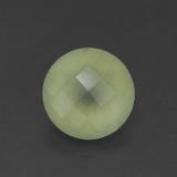 8 mm Round Checkerboard Prehnite 2ct