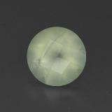 8mm Round Checkerboard Prehnite 2ct