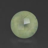 2 carat Green Round Checkerboard Prehnite 8 mm