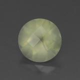 2 carat Green Round Checkerboard Prehnite 8 mm