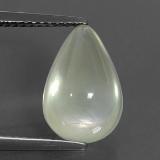 4 carat Green Pear Cabochon Prehnite 13x8.5