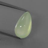 6 carat Green Pear Cabochon Prehnite 13.5mm x 8