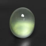 2.5 ct Transparent/Translucent Oval Cabochon Prehnite 9.5x8