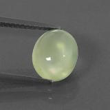9mm x 8mm Prehnite 2.5ct Oval Cabochon in Green