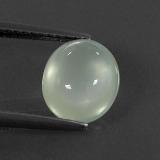 9.5x8mm Prehnite 2.5ct Oval Cabochon in Green