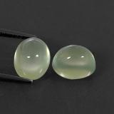 8.5x7 Prehnite 5ct Oval Cabochon in Green