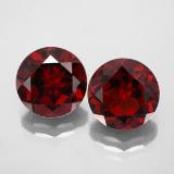 7 ct VVS-VS Round Facet Pyrope Garnet 9mm