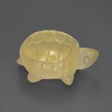23.5mmx17.5mm Carved Turtle Quartz 26ct