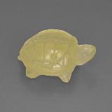 20 ct Transparent/Translucent Carved Turtle Quartz 21.5mmx16mm