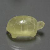 26 ct Transparent/Translucent Carved Turtle Quartz 23.5x13.5mm