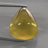 19x16.5mm Pear Cabochon Quartz 22ct