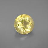 2.5 ct VS Round Facet Quartz 9mm