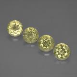 9 mm Round Facet Quartz 11ct
