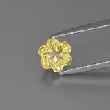 8x8mm Flower Cut Quartz 2ct