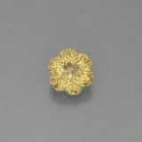 9mm x 9 Quartz 2.5ct Flower Cut in Lemon