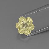9.5mm x 9mm Flower Cut Quartz 3ct