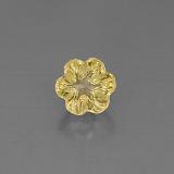 9mmx8.5mm Flower Cut Quartz 3ct
