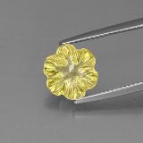 Click for Details 10.5x9.5 Flower Cut Quartz 3ct