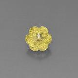 2.5 ct Transparent Flower Cut Quartz 9x8.5mm