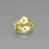 11mmx9mm Oval Facet Quartz 3ct