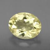 4 ct VVS Oval Facet Quartz 11mm x 9mm