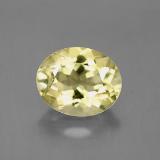 11mm x 9 Quartz 4ct Oval Facet in Lemon