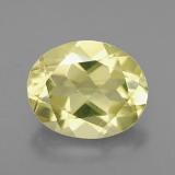 3 carat Lemon Oval Facet Quartz 11mm x 9mm