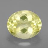 4 ct VVS Oval Facet Quartz 11x9
