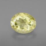 3 carat Lemon Oval Facet Quartz 11mm x 9