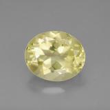 3 ct VVS-VS Oval Facet Quartz 11mmx9mm