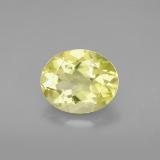 3 carat Lemon Oval Facet Quartz 11mm x 9mm