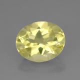 3 carat Lemon Oval Facet Quartz 11x9mm