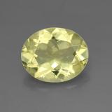 3 ct VVS Oval Facet Quartz 11mm x 9