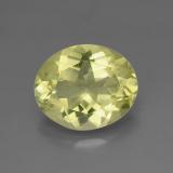 3 ct VVS Oval Facet Quartz 11x9mm