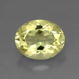 11.5x9mm Quartz 4ct Oval Facet in Lemon